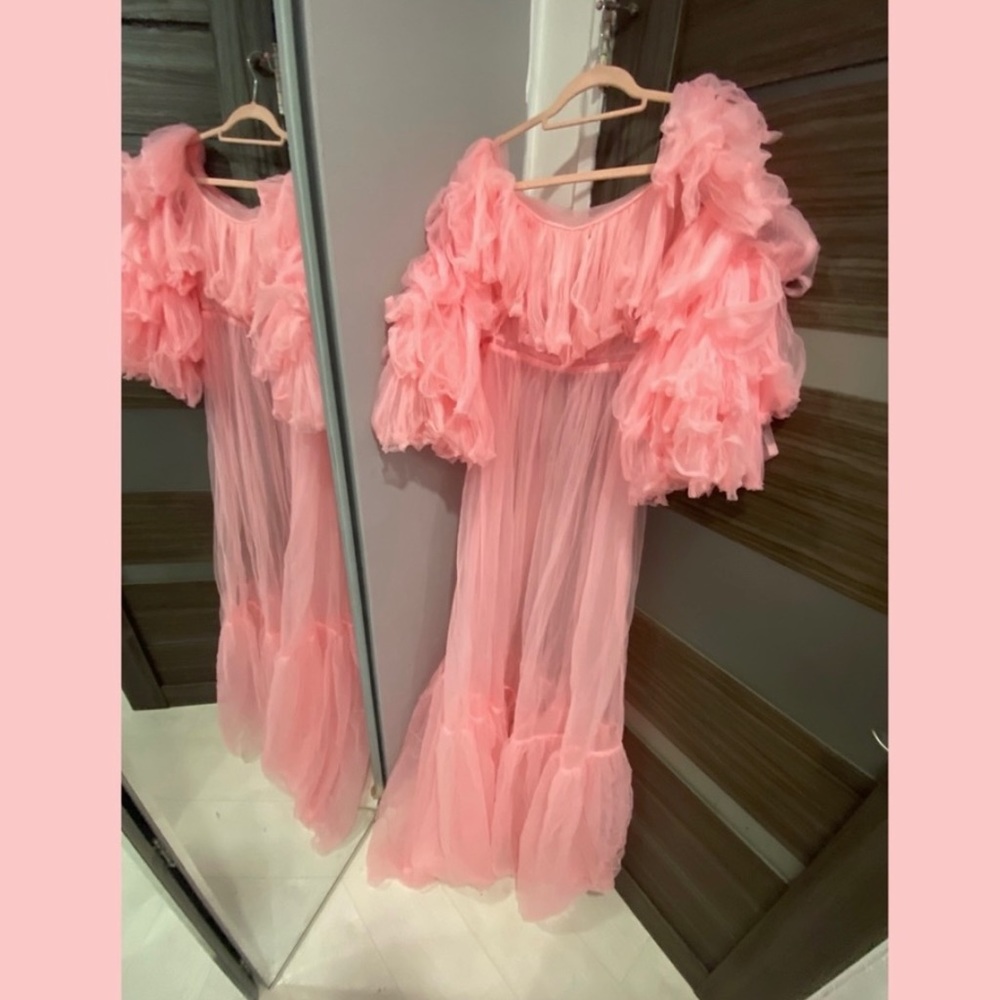 Pink tulle dress - Picture 3 of 3